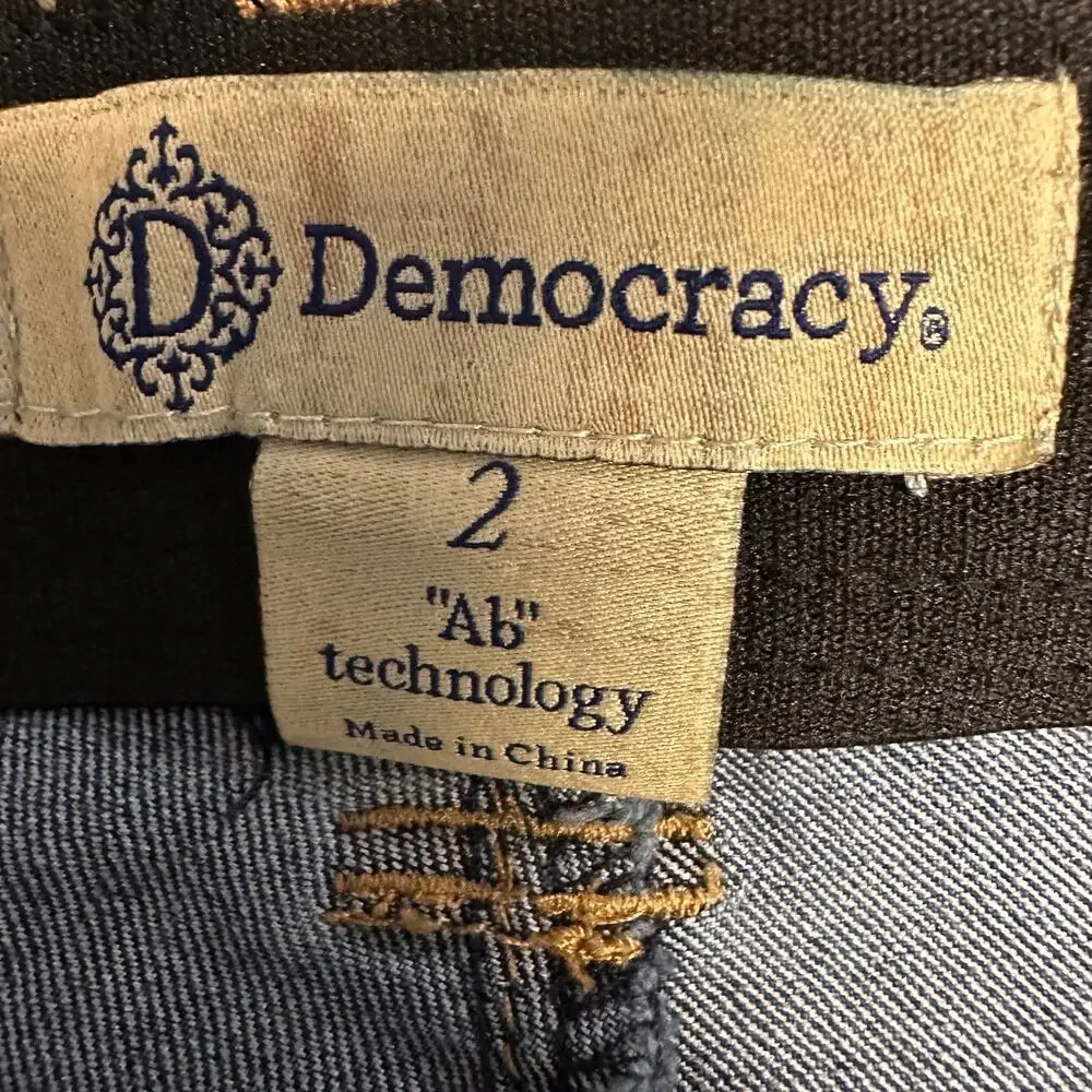 Democracy Dark Wash Skinny Jeans AB Technology Women's Size 2 Stretchy
